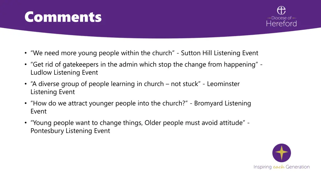 comments