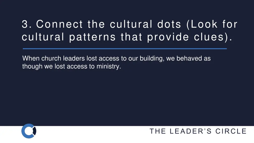 3 connect the cultural dots look for cultural