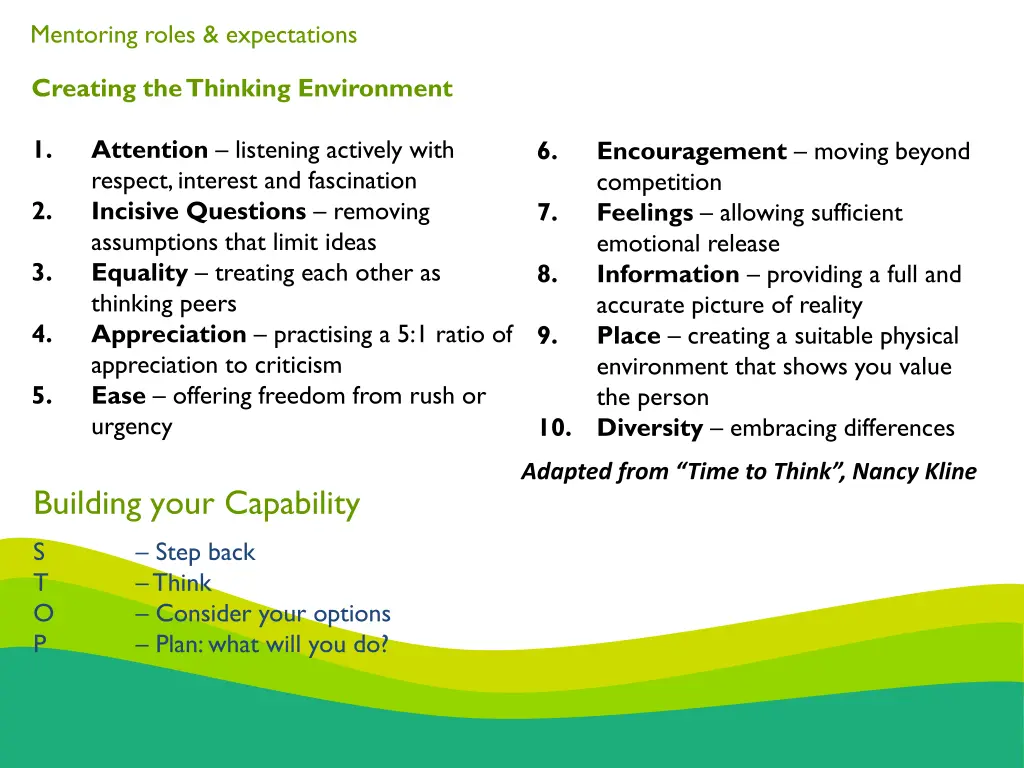 mentoring roles expectations 5