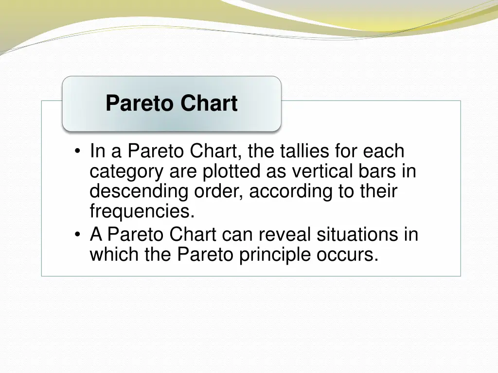 pareto chart