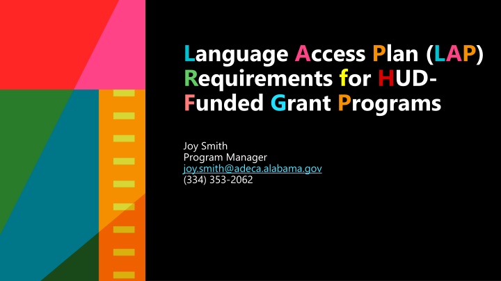 language access plan lap requirements
