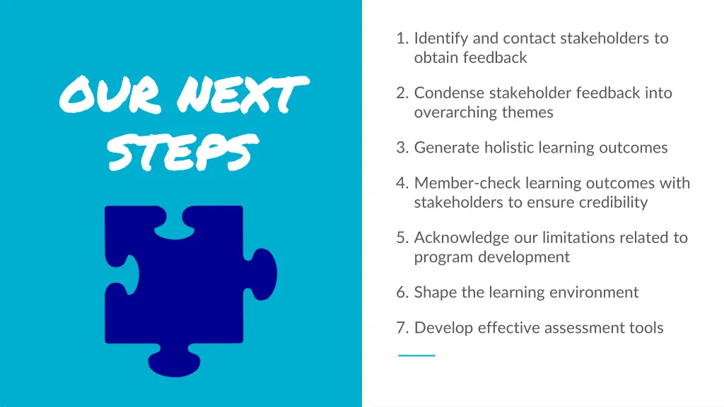 1 identify and contact stakeholders to obtain