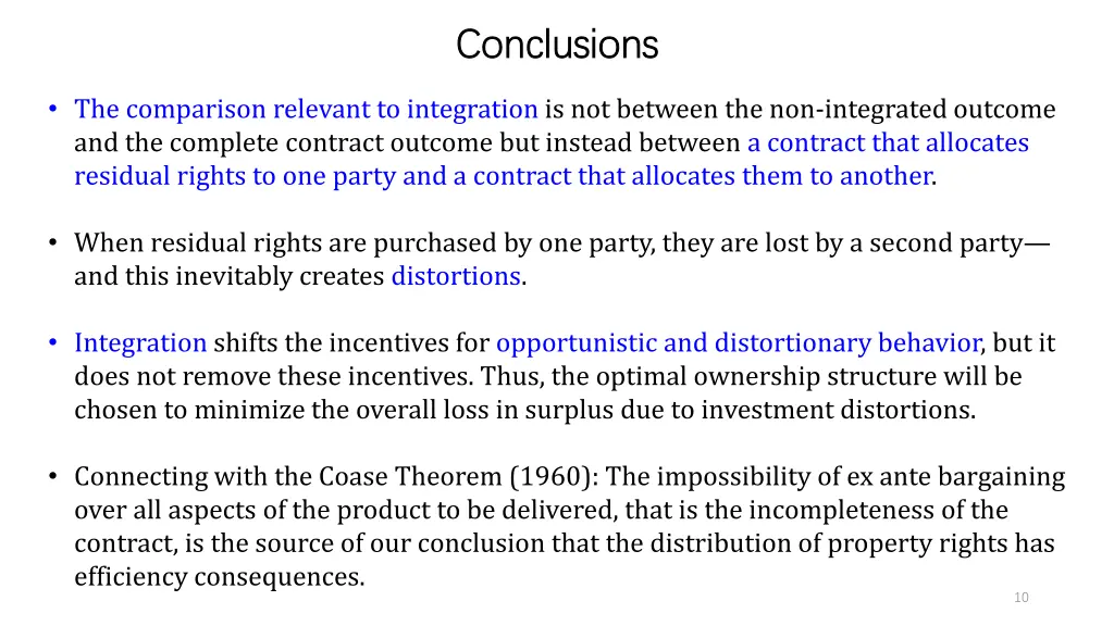 conclusions conclusions