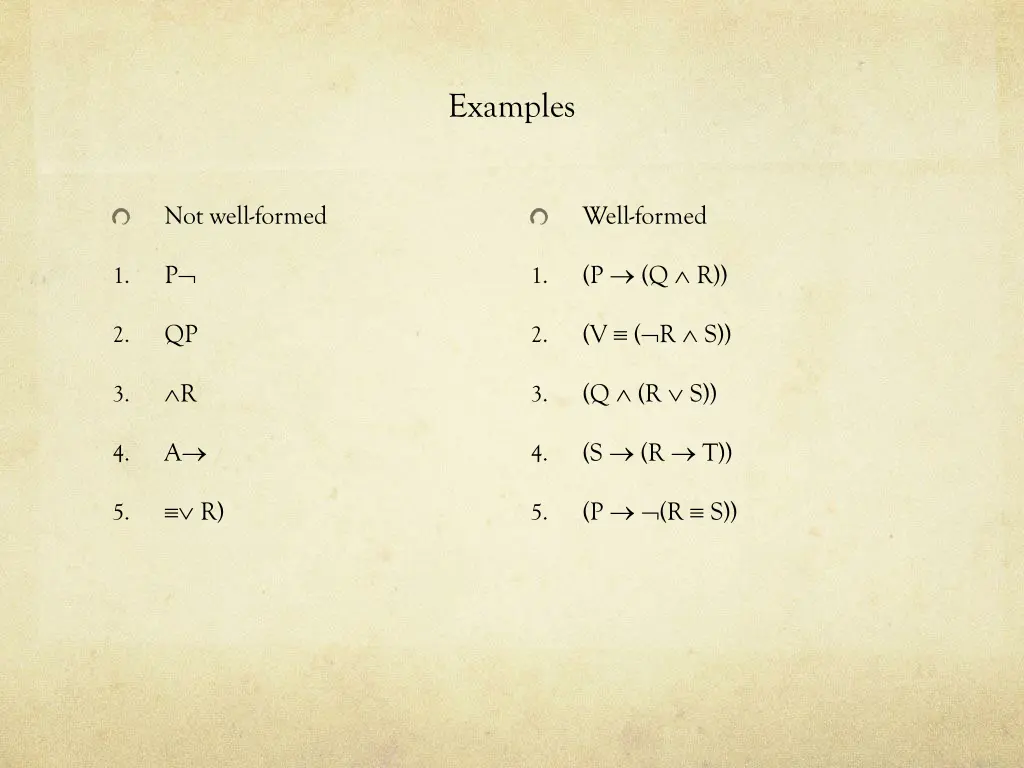 examples