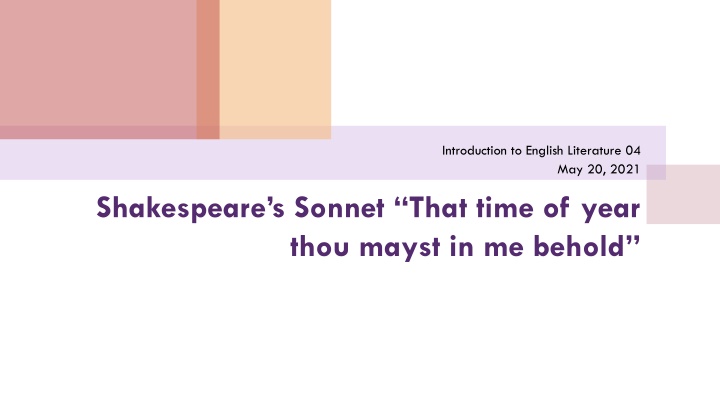 introduction to english literature 04