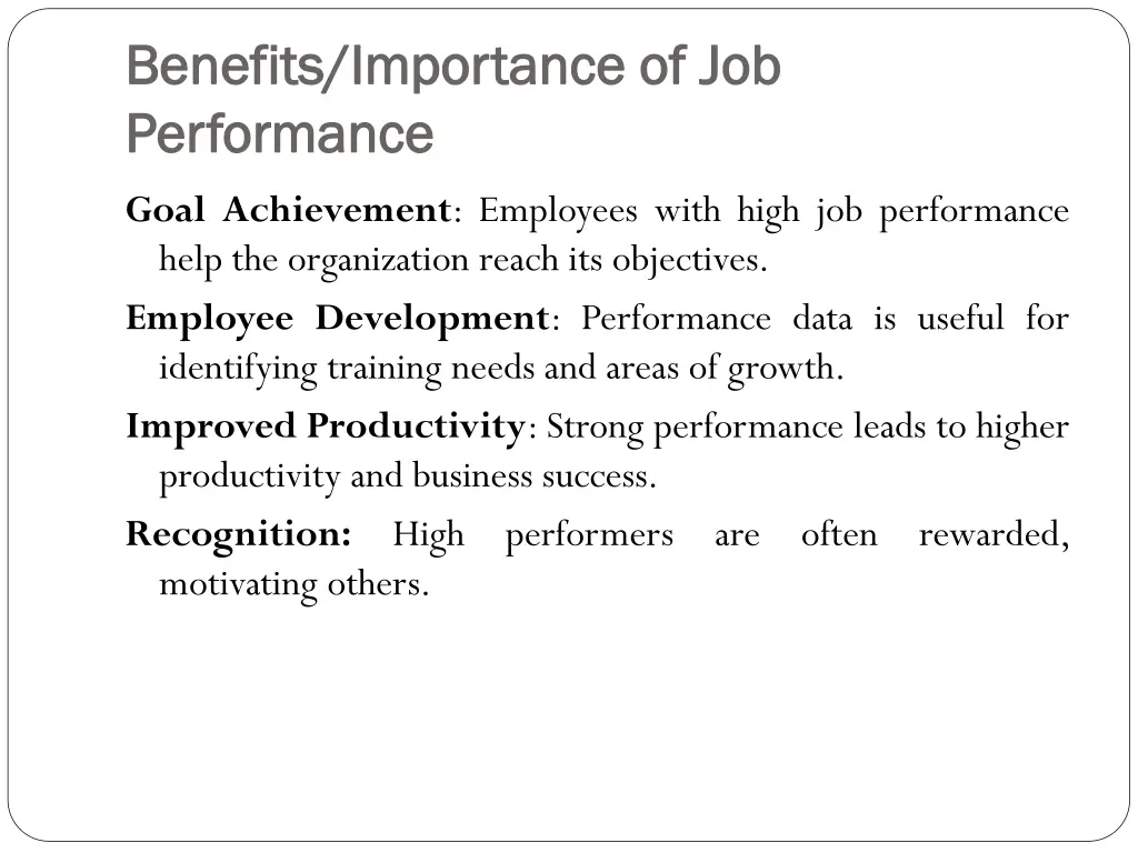 benefits importance of job benefits importance