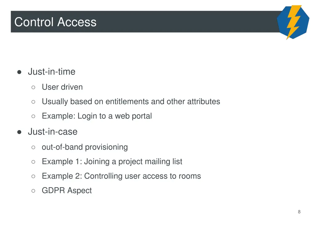 control access