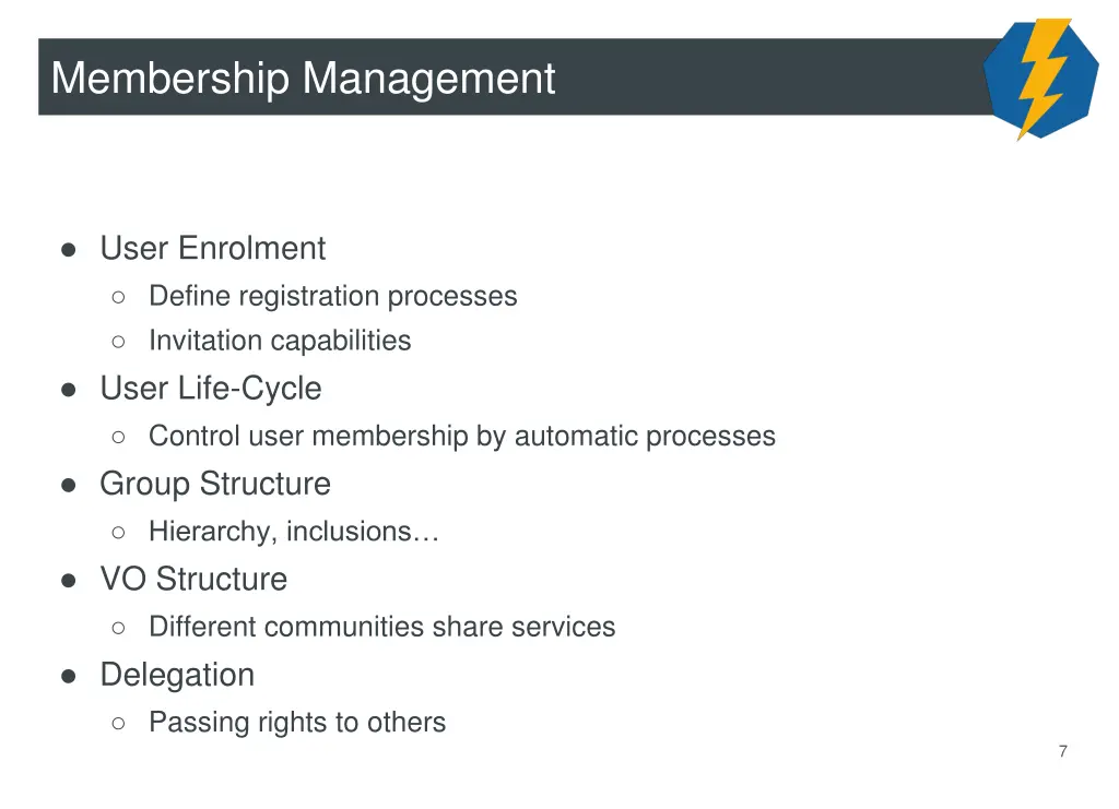 membership management