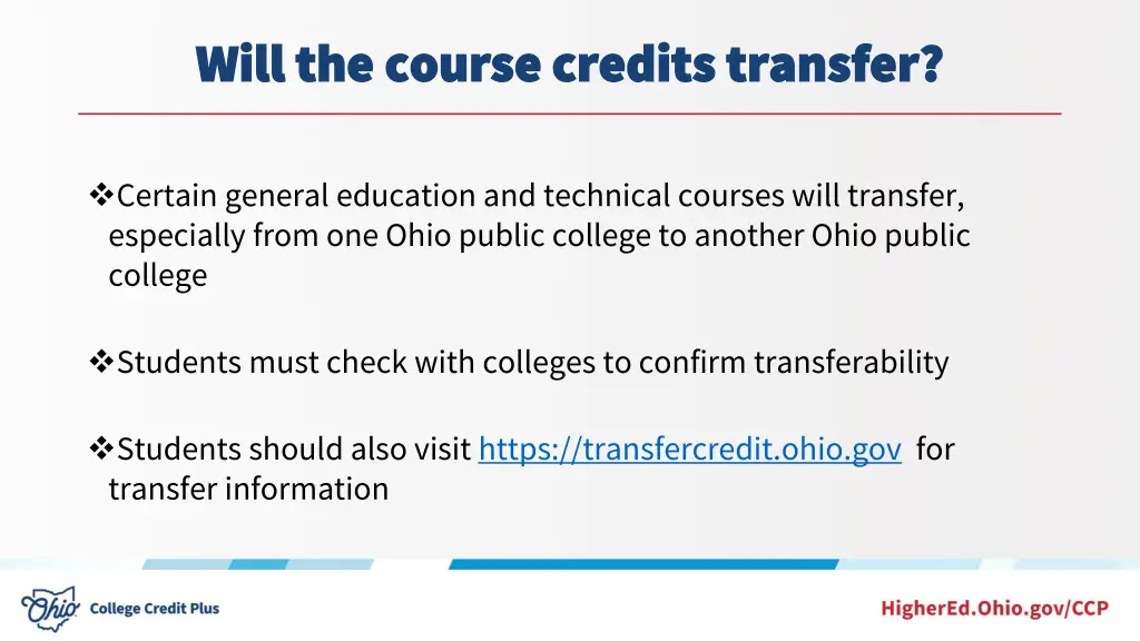 will the course credits transfer will the course