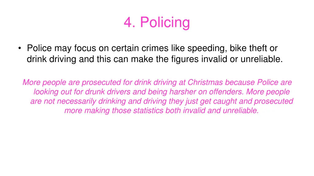 4 policing