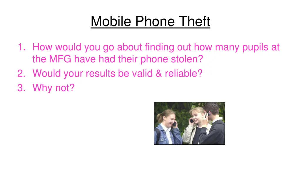 mobile phone theft