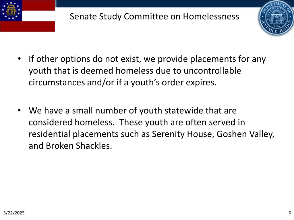 senate study committee on homelessness 3