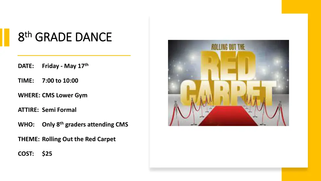 8 8 th th grade dance grade dance