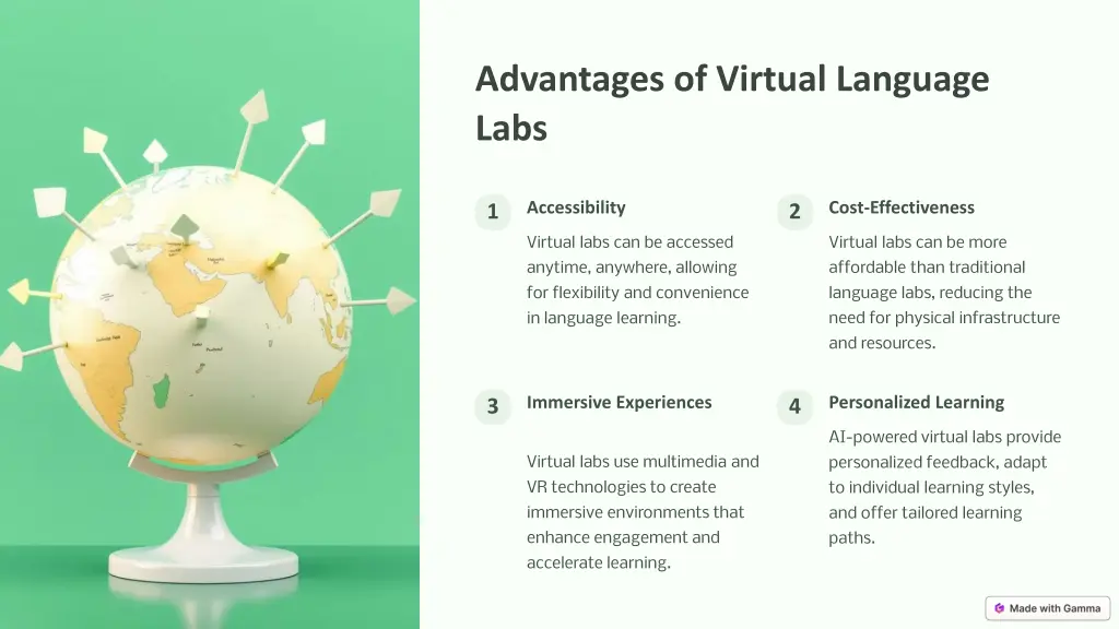 advantages of virtual language labs