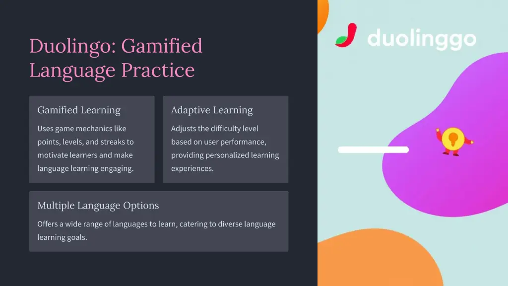 duolingo gamified language practice