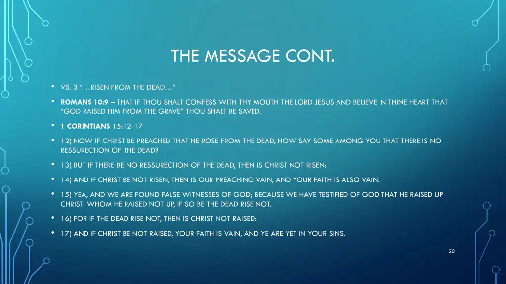the message cont 1