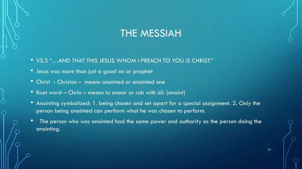 the messiah