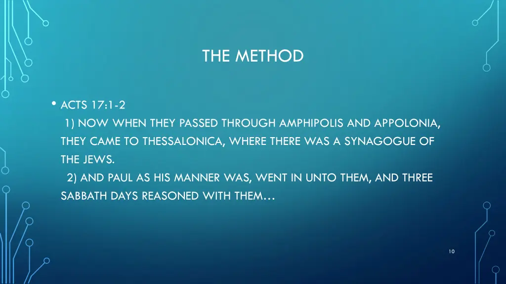 the method