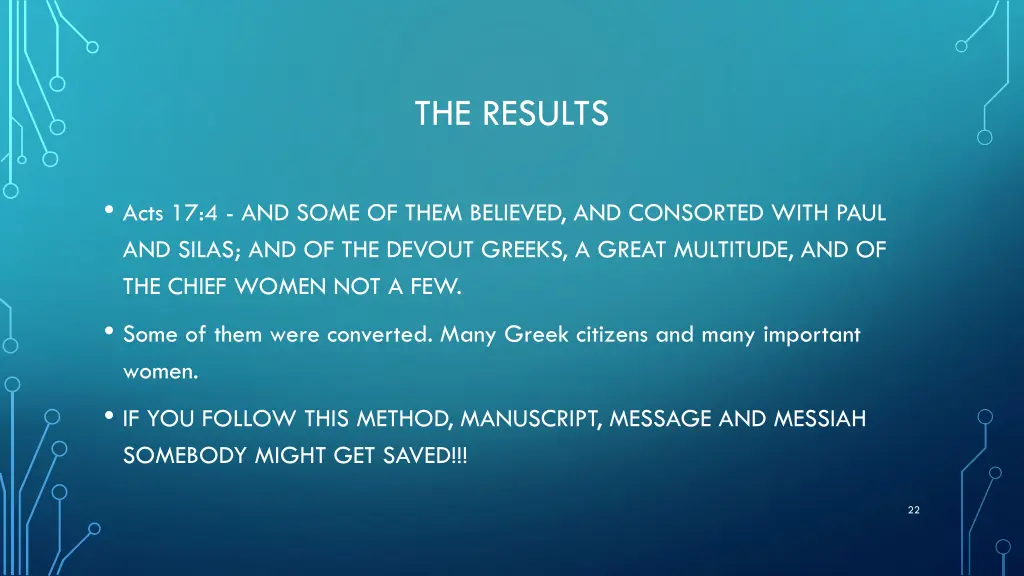 the results