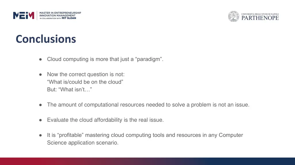 conclusions