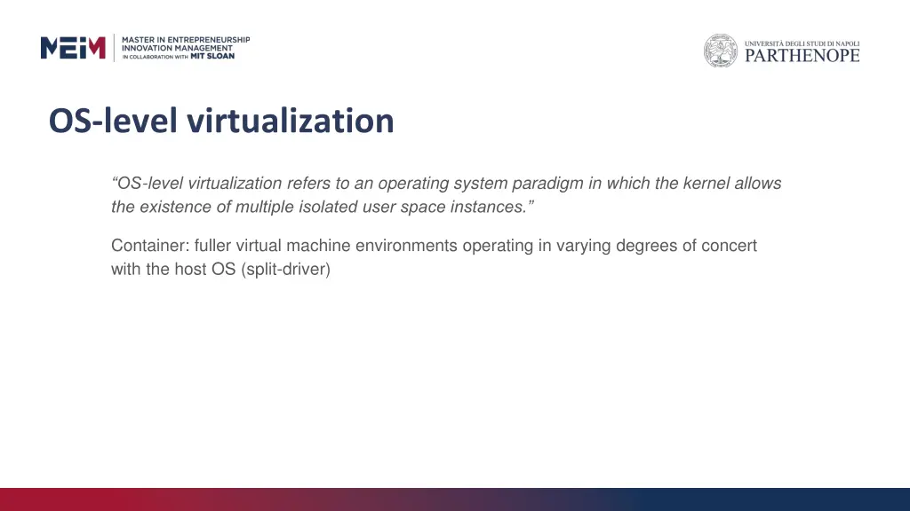 os level virtualization