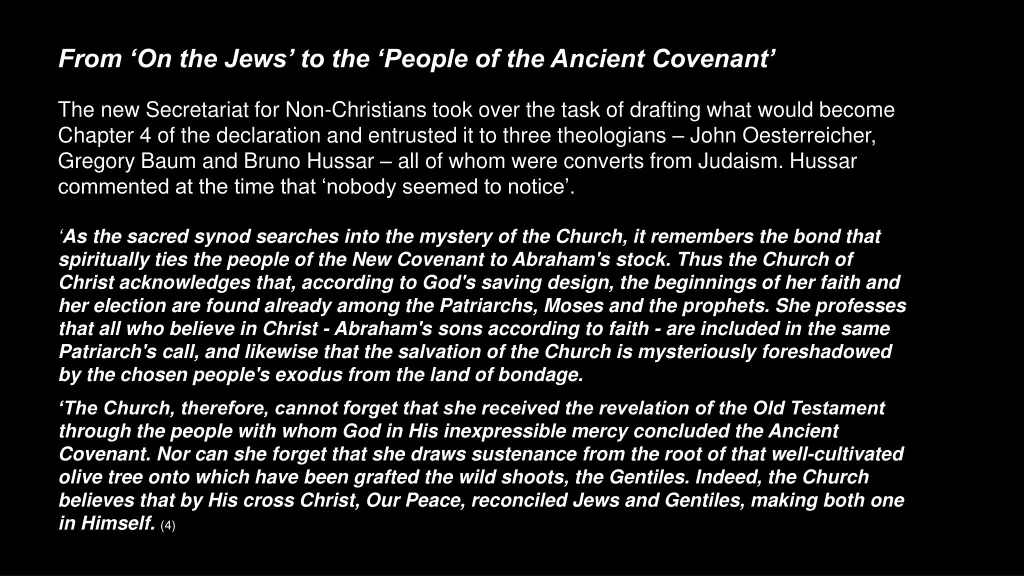 from on the jews to the people of the ancient