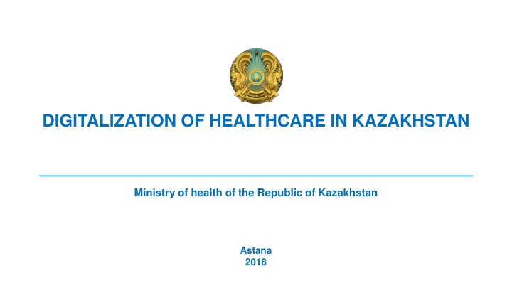 digitalization of healthcare in kazakhstan