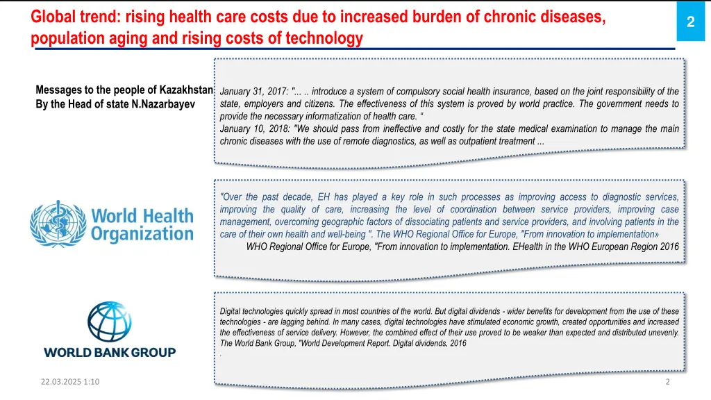 global trend rising health care costs