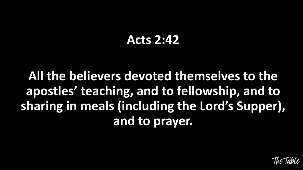 acts 2 42
