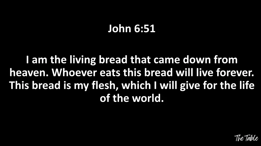 john 6 51