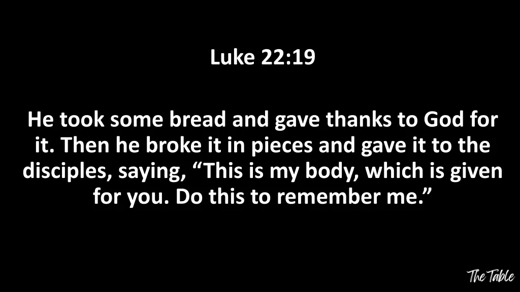 luke 22 19