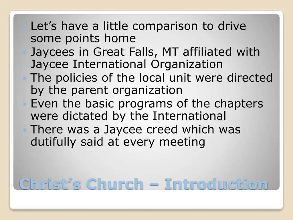 let s have a little comparison to drive some