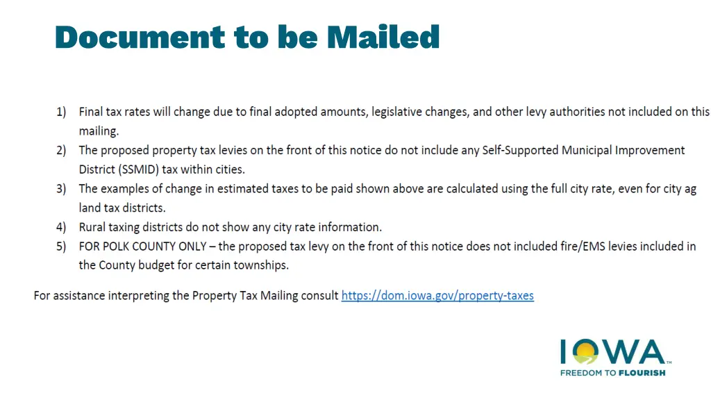 document to be mailed 5