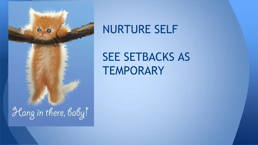 nurture self