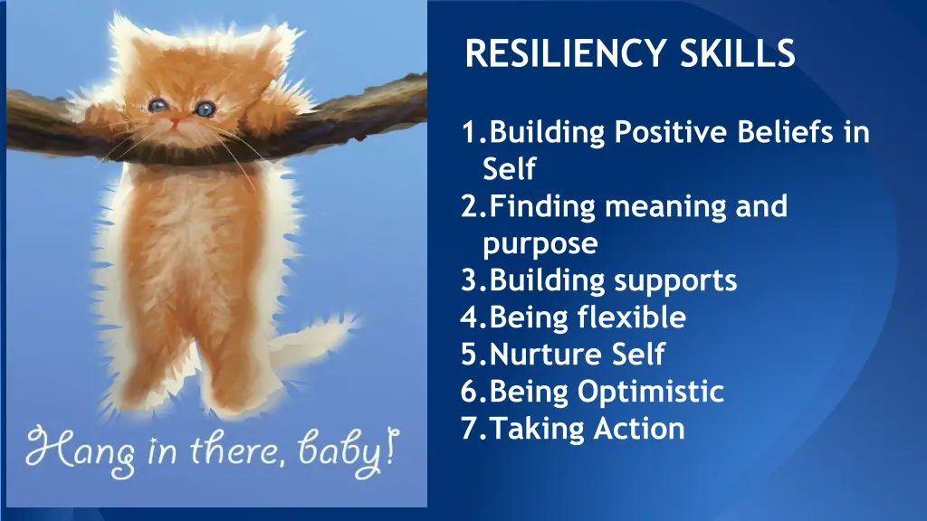 resiliency skills