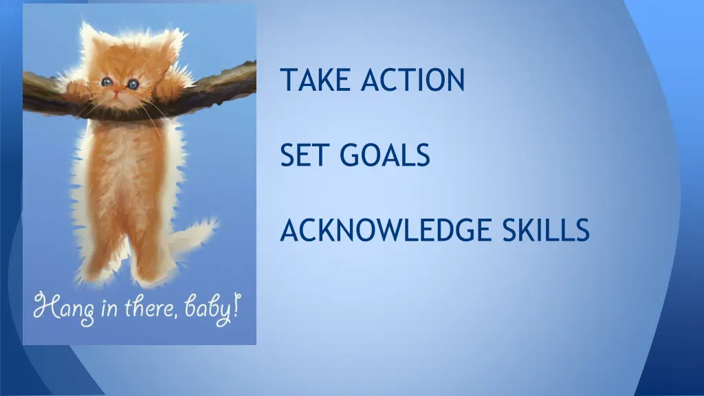 take action
