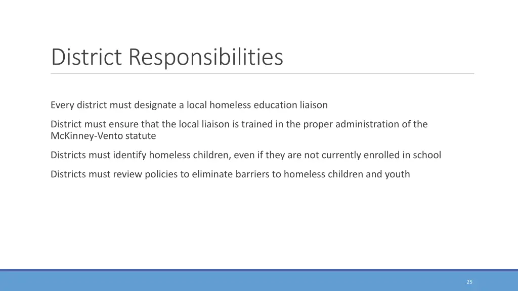 district responsibilities