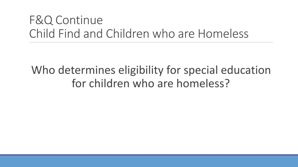 f q continue child find and children 10