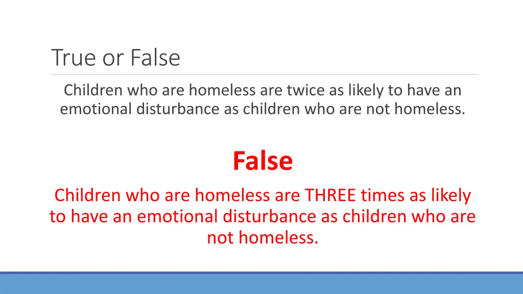 true or false 1