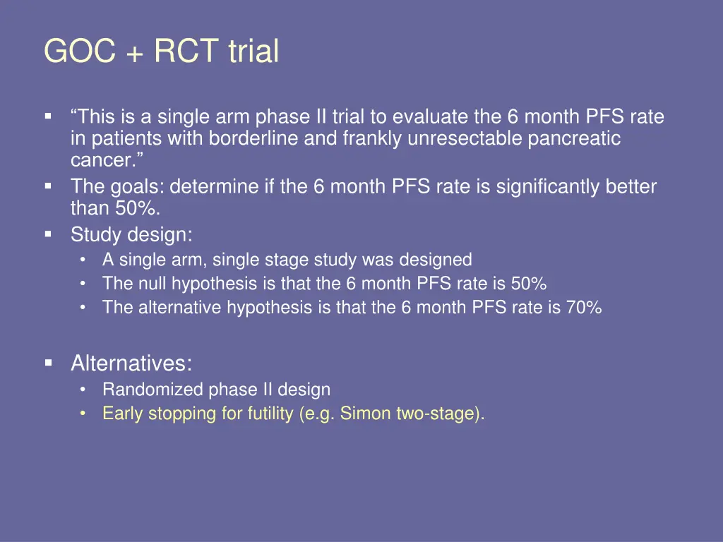 goc rct trial