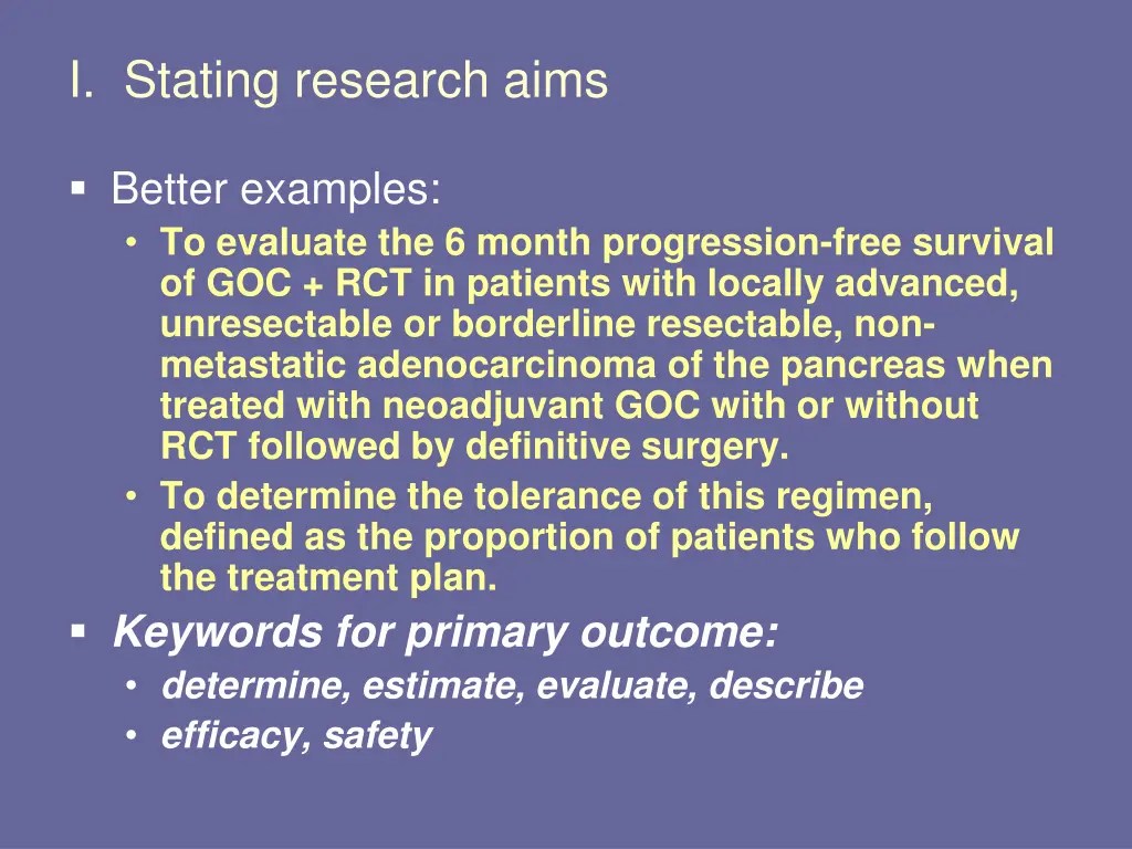 i stating research aims 1