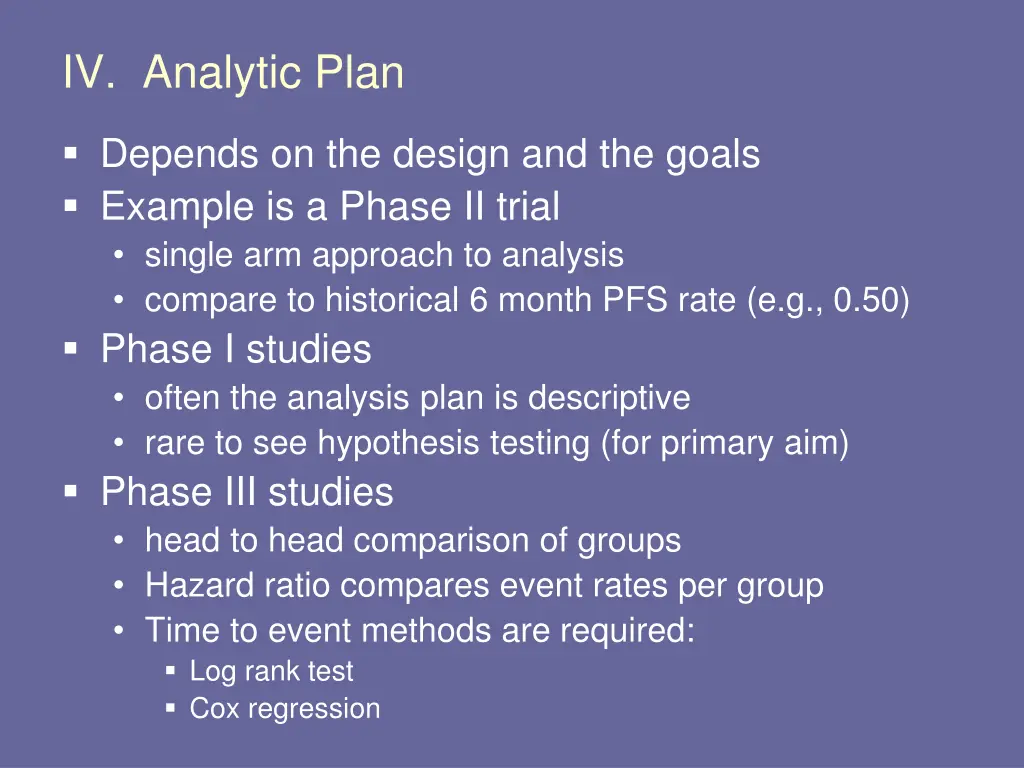 iv analytic plan 3