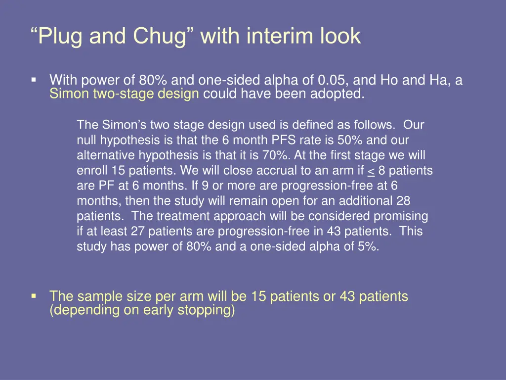 plug and chug with interim look