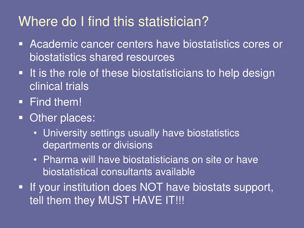 where do i find this statistician