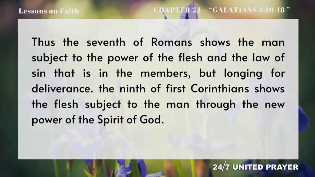 chapter 24 galatians 5 16 18 8