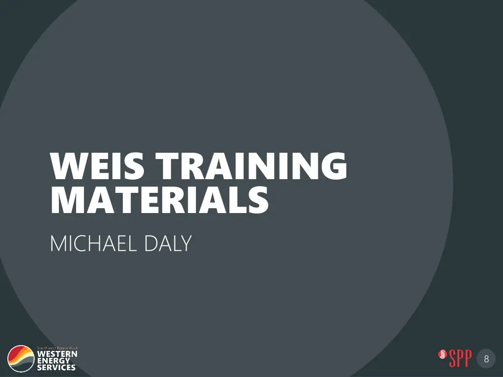 weis training materials michael daly