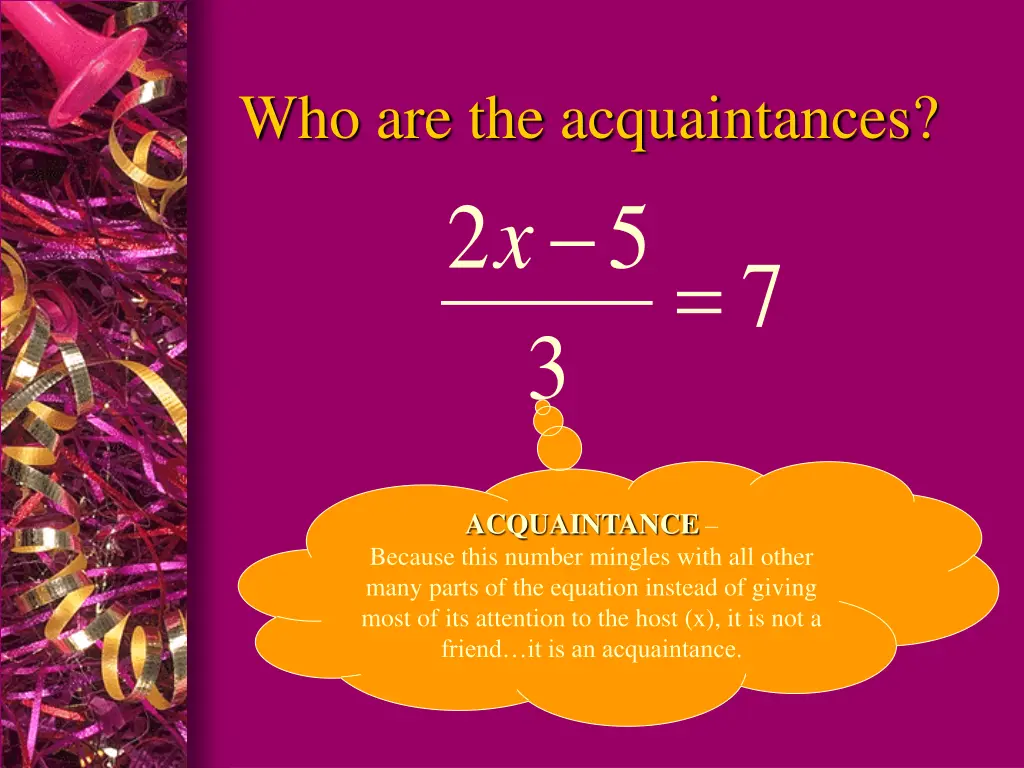 who are the acquaintances 2 x