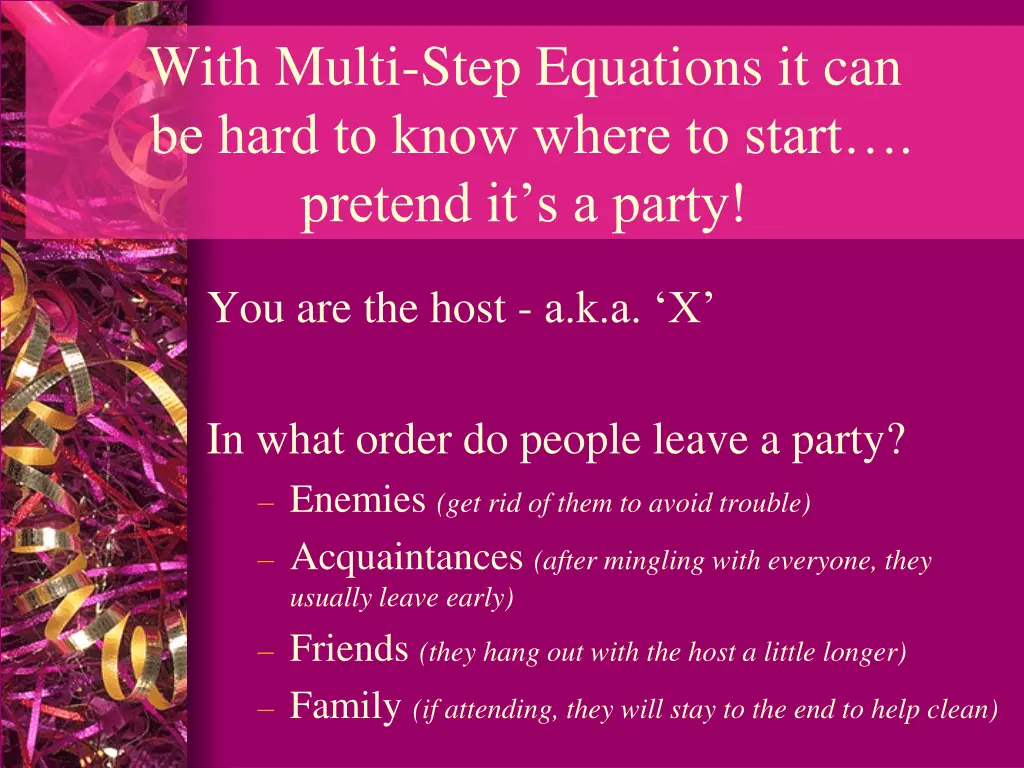 with multi step equations it can be hard to know