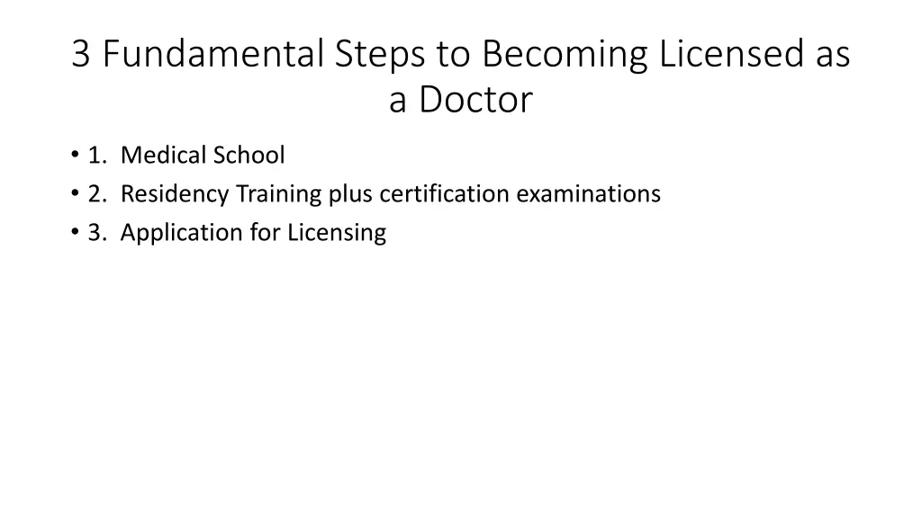3 fundamental steps to becoming licensed