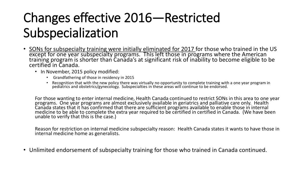 changes effective 2016 changes effective 2016